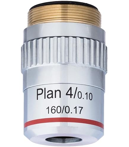 Lente Objetivo De Microscopio 100X Acromático Rosca
