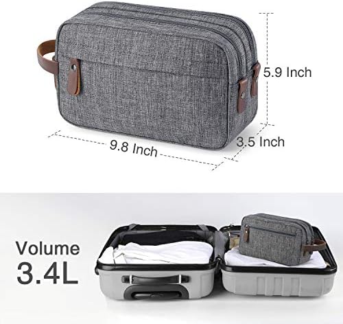 Men Travel Toiletry Organizer Bag Water-resistant Shaving Dopp Kit Bathroom Bag 5 Men Travel Toiletry Organizer Bag Water-resistant Shaving Dopp Kit Bathroom Bag