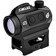 Cyelee GT3 Green Dot Sight for Rifles, Compact 1x20mm 3MOA Shake Awake Reflex Sight, Picatinny Gun Sight with Absolute Co Witness Riser