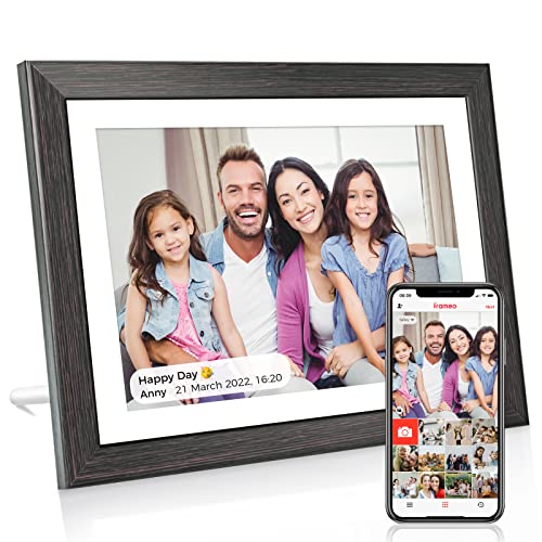Digital Photo Frame 10.1 Inch, HAMTYSAN Smart Digital Picture Frame IPS