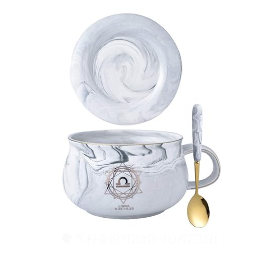 qwdf 12 Constelaciones de cerámica Taza de Leche Caliente ...