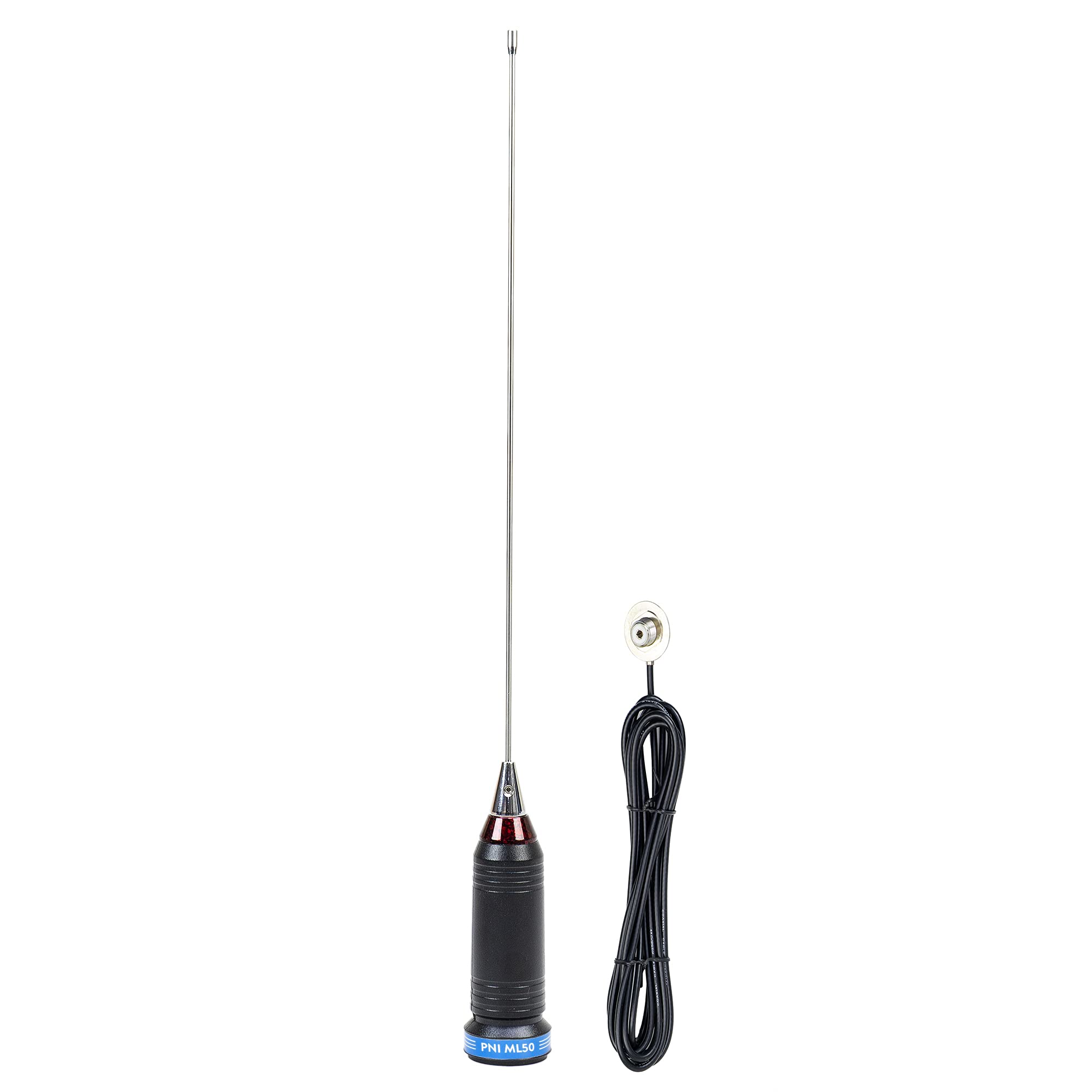CB antenna PNI ML50, length 48cm, 26-28MHz, 600W with RG58 connection cable 3.5 meters, without PL259 plug
