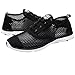ALEADER Men's Quick Drying Aqua Water Shoes Black 10.5 D(M) US