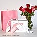 HEART LIGHT DELUXE LED BOOK LIGHT FOR HANDS FREE READING has 3 Lighting Modes, is Flexible, Rechargeable, and Adorable! Keeps the Story Going All Night Long! Includes USB Cord + Bonus Gift Bag (Pink)
