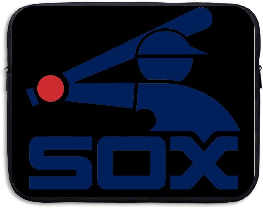 XJBD White Sox Logo Shock-Resistant Notebook Protective Bag Case 13-15 Inch