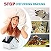 Homitem Ultrasonic Outdoor Bark Controller Anti-Barking Devices Sonic Bark Deterrent, No Harm to Dogs or Other Pets,Plant,Human,Easy Hanging/Mounting,3 Modes,Birdhouse Shaped(Black)