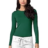 Adar Underscrubs for Women - Long Sleeve Underscrub Comfort Tee