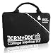 College First Aid Medical Kit Dorm Room Essential - Complete 125 Piece Kit First Aid 6 OTC Meds Pharmacist Designed primary