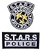 Set of 2 Resident Evil S.T.A.R.S. Raccoon Police Black costume Logo patches