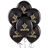 NFL New Orleans Saints Latex Balloons (6ct)