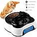 Pedy Automatic Cat Feeder 2 in 1, Dog Auto Feeder Pet Food Dispenser with Voice Recording and Timer Programmable Up to 4 Meal Trays for Dry and Wet Food