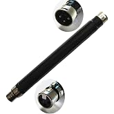 30 cm Electric Reciprocating Tools Vac-U-Lock Personal Vacuum Machine Accessory Adapter 3 XLR Extension Rod SIX Mechin Extension Tube (30cm Steel)