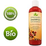 Natural Anti-Dandruff Treatment for Men & Women - All Natural Sage Jojoba & Organic Tea Tree Oil Formula Fights Dandruff Flakes & Hair Loss - Moderate-Severe Dandruff Spikenard Shampoo by Honeydew