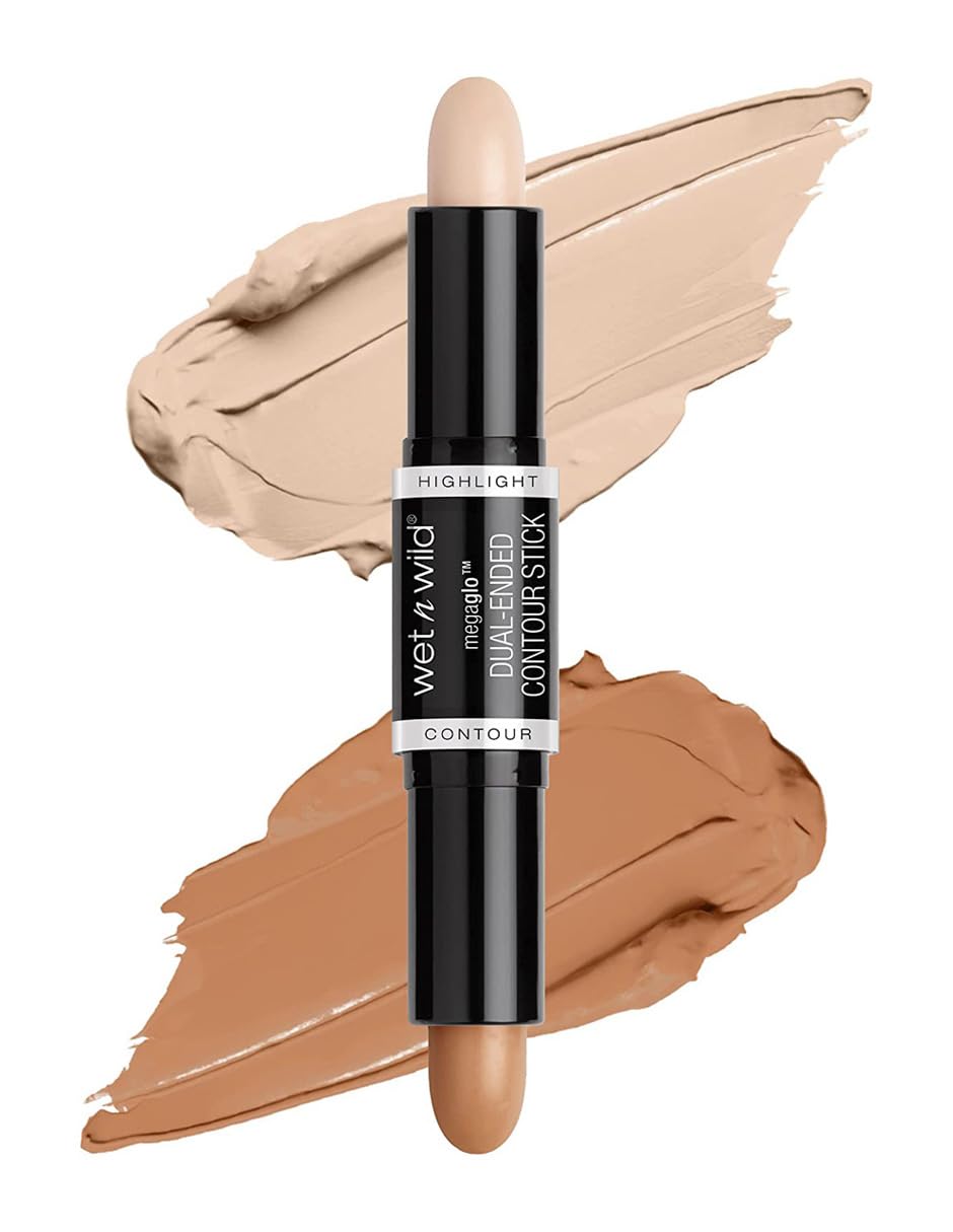Photo 1 of wet n wild MegaGlo Dual-Ended Contour Stick Medium/Tan, Cruelty-Free