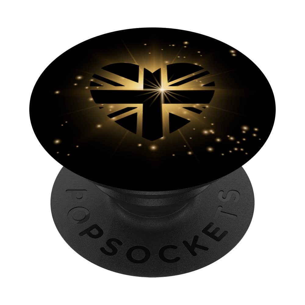 British King Long Live The King God Save The King Union Jack PopSockets Swappable PopGrip