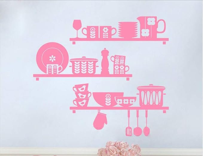 Arte De La Cocina Vinilo Removible Etiqueta De La Pared Calcomanía