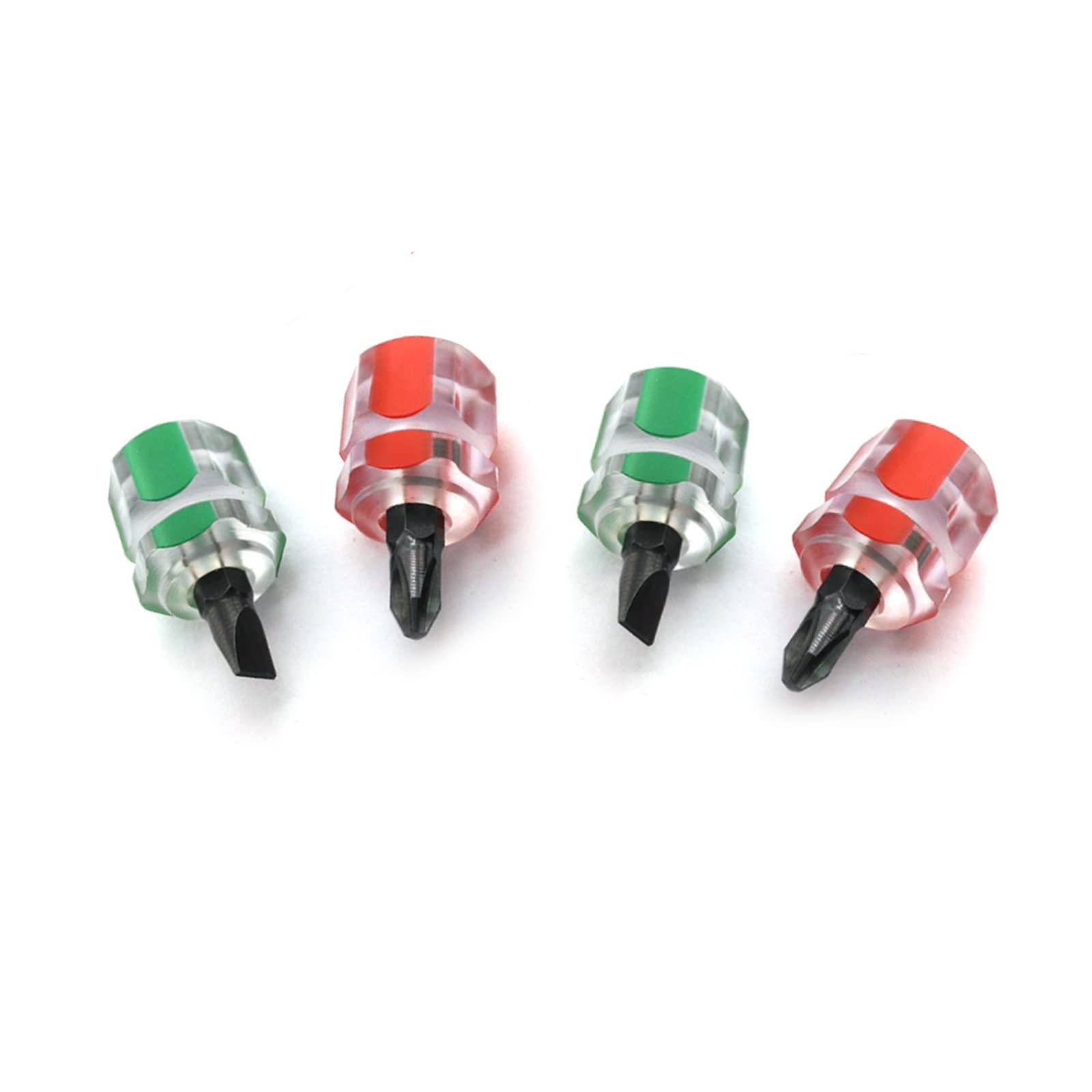 Photo 1 of 4PCS YAFIYGI Short Screwdriver Set Mini Stubby 1 Phillips and 1 Crew Suitable for Tight Spaces & DIY Repairs A must Have For Every Toolbox Sewing Machine Maintenance Performance Tool