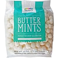 Fun Express - - Fun Express Classic Buttermint Candy (bulk Set Of 104 Individually Wrapped Mints) Great For Parties, Weddings, Grand Events And Businesses - Silver
