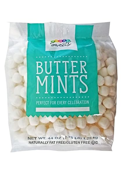 PARTY SWEETS WHITE BUTTERMINTS, 2.75 POUND, APPX. 350...