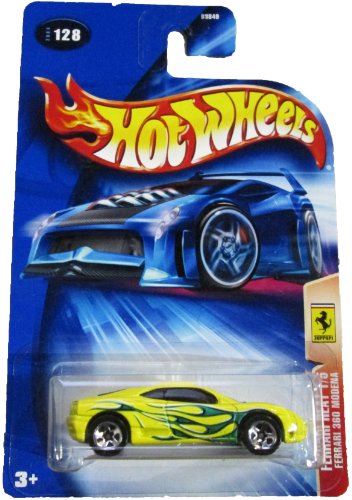 Hot Wheels 2004 Ferrari Heat 1/5 360 Modena YELLOW 128