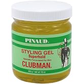 Clubman Pinaud Super Hold Styling Gel – Extrastarker Halt & Glanz, 453 G Großpackung Für Langanhaltenden Vorrat