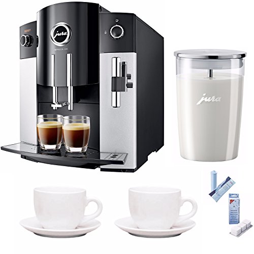 Jura IMPRESSA C65 Automatic Coffee Machine + Jura Milk Container, Decalcifying Tablets and More...