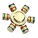 Fidget Spinner Copper Metal High Speed Hand Finger Spining Stress ADD ADHD Relieve Toys Detachable Gold Hexagonal