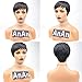 Yviann 100% Human Hair Wigs Short Straight Black wigs Pixie Cut Wigs for Black Women 1B Color.