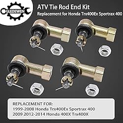 Tie Rod Ends 4 and Tie Rod 2 Kit, Compatible With