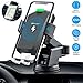 Wireless Car Charger, OOWOLF 10W Automatic Clamping Qi Fast Charging Car Mount Windshield Dashboard Air Vent Phone Holder for iPhone 11 11pro Xs Max XR X 8 Plus, Samsung Galaxy S10 S9 S10+ S8 Note