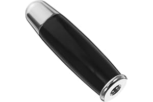 LIFKICH Beer Tap Handle Replacement with Plastic and Stainless Steel, Black Sturdy Faucet Handle Easy