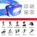 BLITZU Hands-Free Headlamp, Blue, 165 Lumen, Adjustable Light Modes, Battery Powered, Waterproof, Impact Resistant