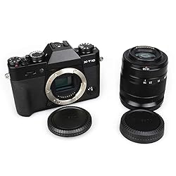 JJC 2-Pack Body Cap & Rear Lens Cover Kit for Fuji