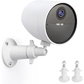 UYODM 2 Pack Wall Mount Holder Compatible with SimpliSafe Outdoor Security Camera, 360&deg;Rotation Security Bracket with 1/4 Screw Thread , Camera Not Included (White)