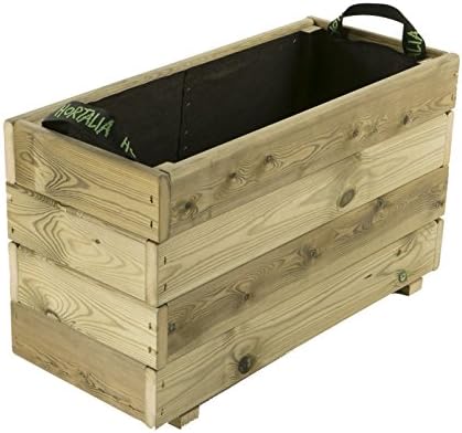 GHIO 60A - Huerto urbano Jardinera, 70 x 30 x 40 cm: Amazon.es: Jardín
