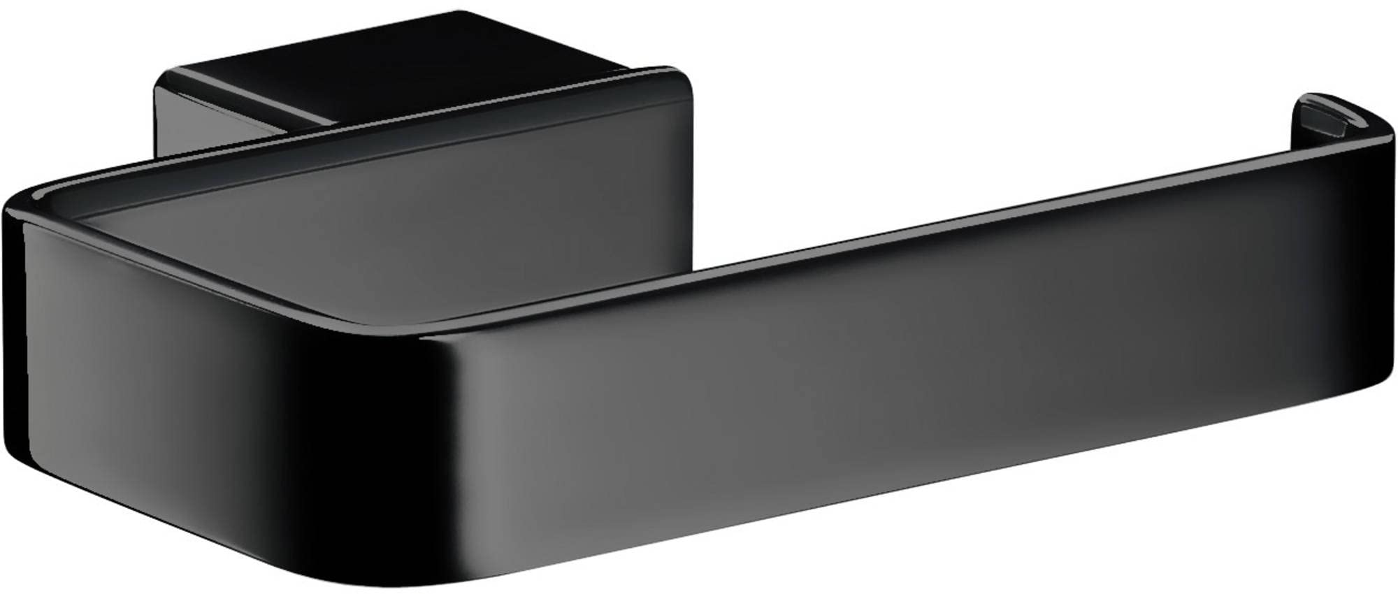 Emco Loft Toilet Roll Holder without Flap Black