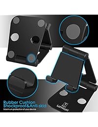 Soporte multi ángulo portátil para Nintendo Switch, Tablet y Smartphone, Negro