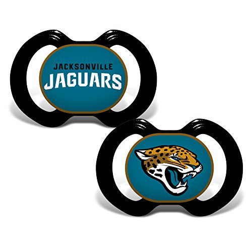Baby Fanatic 2 Piece Pacifier Set, Jacksonville Jaguars