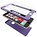 Mengo SlimFit 360 [Ultra-Thin] Case for iPhone 6/6S PLUS With Tempered Glass Screen Protector – Purple (Will ONLY fit 6/6S PLUS)