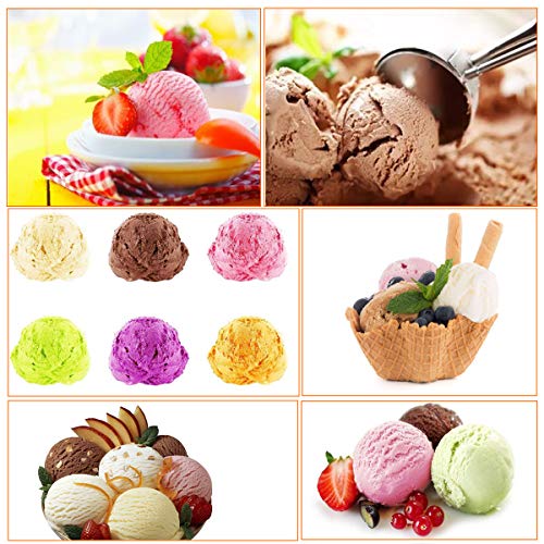 image for HOMURE H Medium Cookie Scoop, Medium Ice Cream Scoop with Trigger, 18/