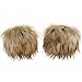 ECOSCO Faux Fur Soft Wrist Cuff Warmers Winter Furry Wrist Warmers for Women Girls