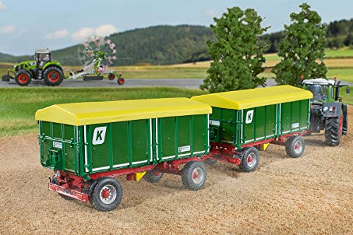 WIKING 077827 Kröger Zweiachs- Dreiseitenkipper HKD 302, Modell, 1:32, Metall/Kunststoff, Ab 14 Jahre, Viele Funktionen… – Bild 6