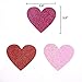 2PCS 27.6Ft Valentines Day Heart Banner - Valentine Glitter Garland Red Pink Rosy Wedding Party Decorations Ornaments