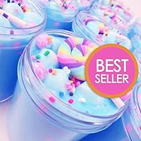 Unicorn Birthday Cake Slime (Scented) with CHARM - 4oz