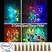 LoveNite Wine Bottle Lights with Cork, 10 Pack Battery Operated 10 LED Cork Shape Silver Copper Wire Colorful Fairy Mini String Lights for DIY,Party,Decor,Christmas,Halloween,Wedding
