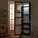 Belham Living Lighted Wall Mount Locking Jewelry Armoire - - 14.5W x 50H in.