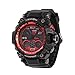SINOBI Men's Sport Watch Digital Analog Waterproof Military LED Rubber Strap Wrist Chronograph Watch