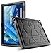 Lenovo Moto Tab Case, Poetic TurtleSkin Series [Corner/Bumper Protection][Grip][[Bottom Air Vents] Protective Silicone Case for Lenovo Moto Tab (X704A)/Lenovo Tab 4 10 Plus Tablet - Black