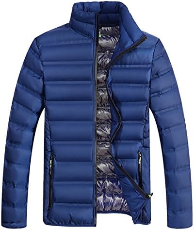 BINGKA Men's Winter Jacket Cotton Outwear Coat Outdoor Sports Light Weight Jacket