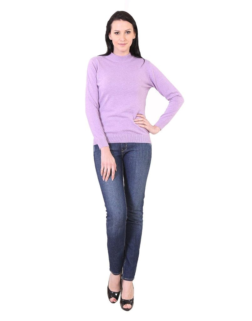 kalt women's turtle neck full sleeve extra fine cotton sweater